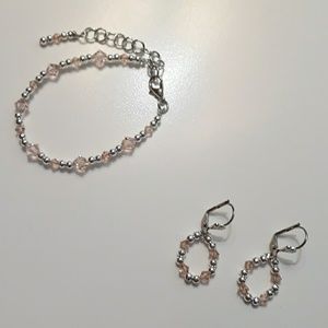 Handmade Bracelet with Matching Earrings
